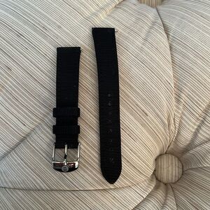 Michele watch band size 16mm black